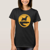 T-shirt Jack Russell Terrier Chien Retro (Devant)