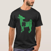 T-shirt Jack Russell Terrier Chien St Patrick S Day Shamro (Devant)