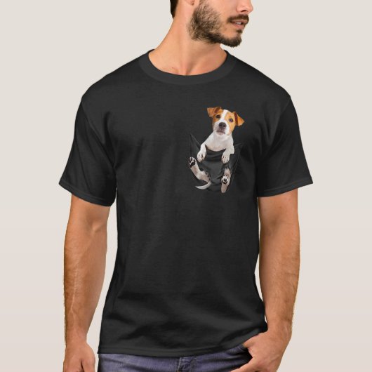 T-shirt Jack Russell Terrier Dans Votre Poche Pour (Devant)