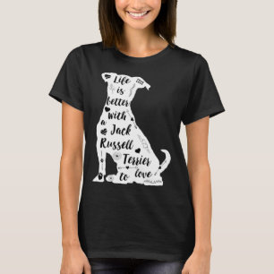 T-shirt Jack Russell Terrier Design pour les Amoureux de l