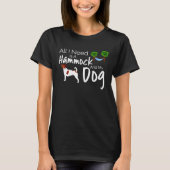 T-shirt Jack Russell Terrier Hammock Camping Trailer (Devant)