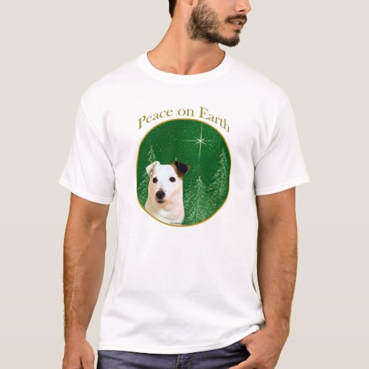T-shirt Jack Russell Terrier Paix (Devant)