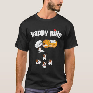 T-shirt Jack Russell Terrier Pills T Chemise Drôle Chien A