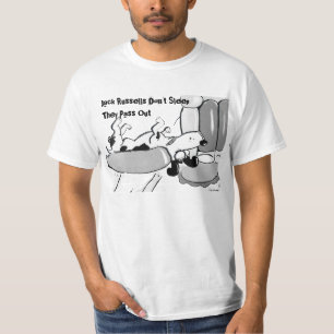 T-shirt Jack Russells ne dorment pas