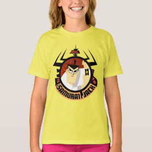 T-shirt Jack Samurai Dans Le Cadre Futuriste Aku