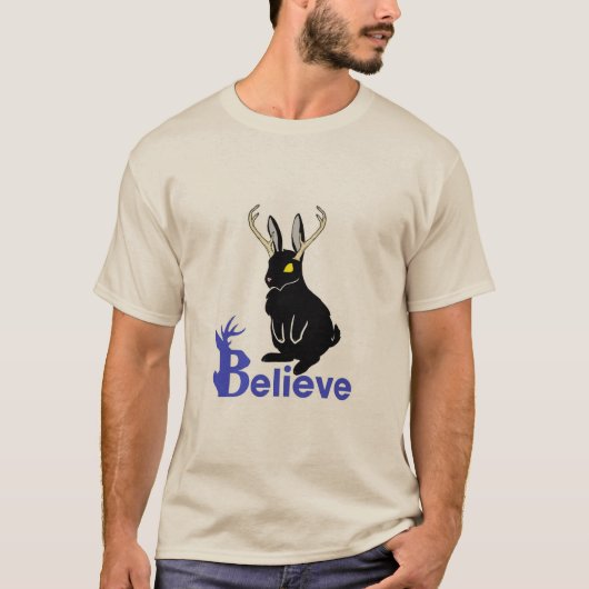 T-shirt Jackalope : Croyez (Devant)