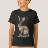 T-shirt Jackalope Cryptid Animal (Devant)