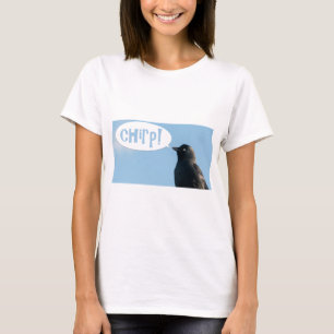 T-shirt Jackdaw (Corvus monedula) dit chirp.