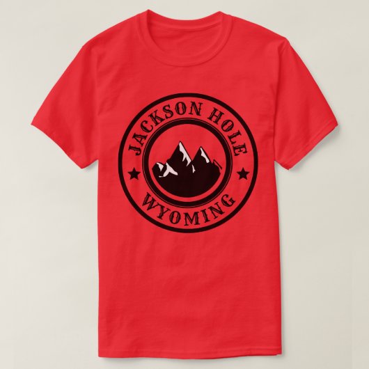 T-shirt Jackson Hole Wyoming 1 (Design devant)