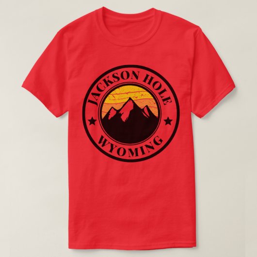 T-shirt Jackson Hole Wyoming 12 (Design devant)