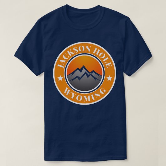 T-shirt Jackson Hole Wyoming 18 (Design devant)