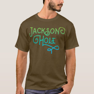 T-shirt Jackson Hole Wyoming Design typographique