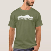 T-shirt Jackson Hole Wyoming S'il vous plaît (Devant)