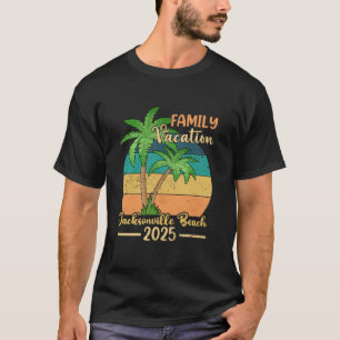 T-shirt Jacksonville Beach Floride Famille Vacation 2025 S