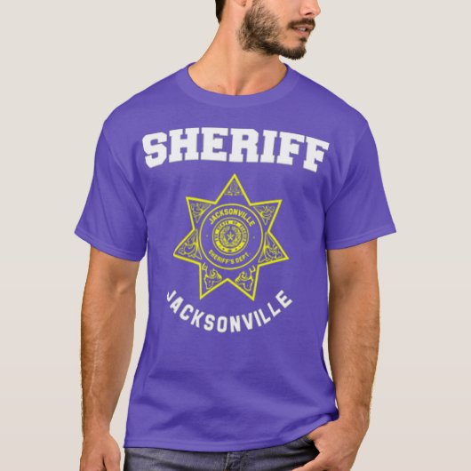 T-shirt Jacksonville Floride Duval Comté Sheriff _nxpl (Devant)