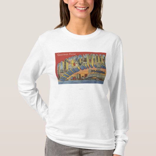 T-shirt Jacksonville, la Floride - grandes scènes de (Devant)