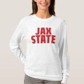 T-shirt Jacksonville State University JAX STATE Bold Red (Devant)