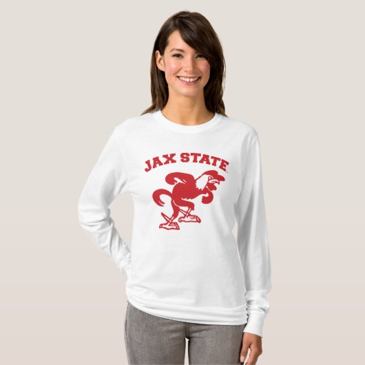 T-shirt Jacksonville State University JAX State Gamecocks (Devant entier)
