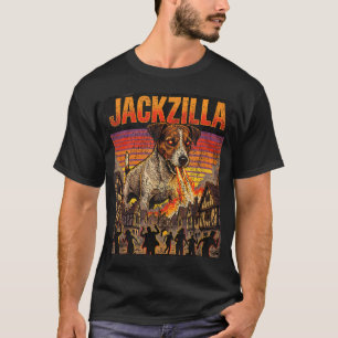 T-shirt Jackzilla Jack Russell Terrier Chien - Jrt Dogzill