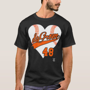 T-shirt Jacob deGrom Baseball Cœur Gameday