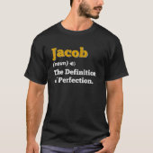 T-shirt Jacob Nom Cadeau Anniversaire Personnalisé Funny C (Devant)