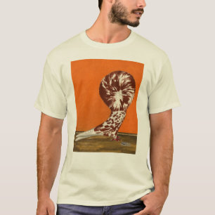 T-shirt Jacobin Pigeon Red Splash