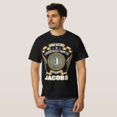 T-SHIRT JACOBS_NEVER_UNDERESTIMATE_POWER_OF_A_JACOBS (Devant entier)
