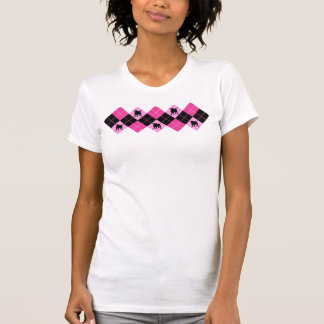 T-shirt Jacquard de punk rock de chien de carlin
