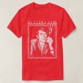 T-shirt Jacques Brel Retro Fan Design 1 (Design devant)