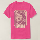 T-shirt Jacques Dutronc Conception francophile rétro (Design devant)