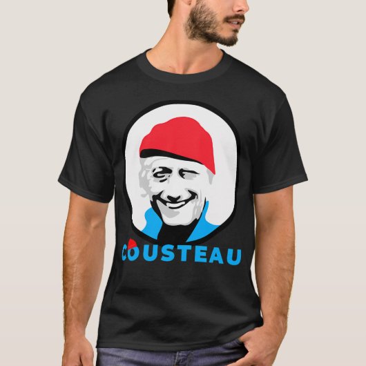 T-shirt Jacques Yves Cousteau (Devant)