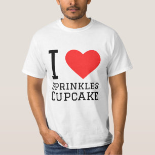 T-shirt J'adore arroser le cupcake