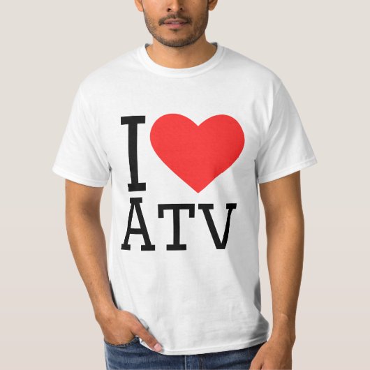 T-shirt J'adore atv (Devant)