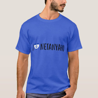 T-shirt J'adore Benjamin Netanyahu J'aime Benjamin Netanya