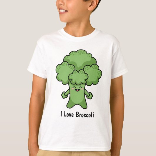 T-shirt J'adore Brocolis (Devant)