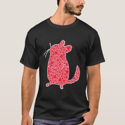 T-shirt J'adore Chinchilla. (Devant)