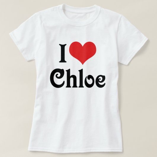T-shirt J'adore Chloe (Design devant)