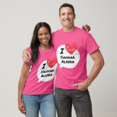 T-shirt J'adore Chugiak Alaska (Unisexe)