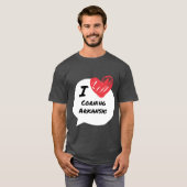 T-shirt J'adore Corning Arkansas (Devant entier)