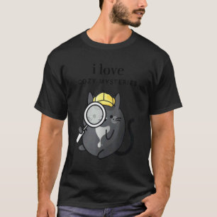 T-shirt J'adore Cosy Mystères Tuxedo Cat Détective