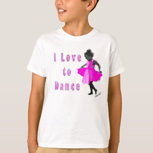 T-shirt J'adore danser (Devant)