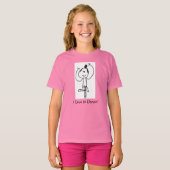 T-shirt J'adore danser ! (Devant entier)