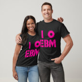 T-shirt J'ADORE EBM Rose Chaud (Unisexe)