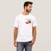 T-shirt J'adore enseigner (Devant entier)