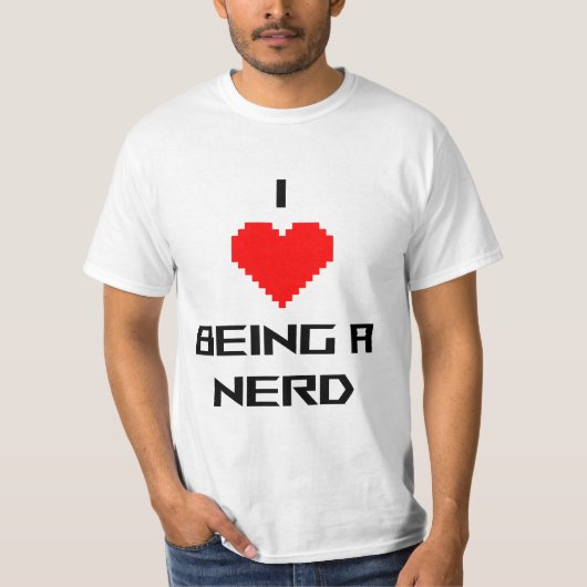 T-shirt J'adore être Nerd (Devant)