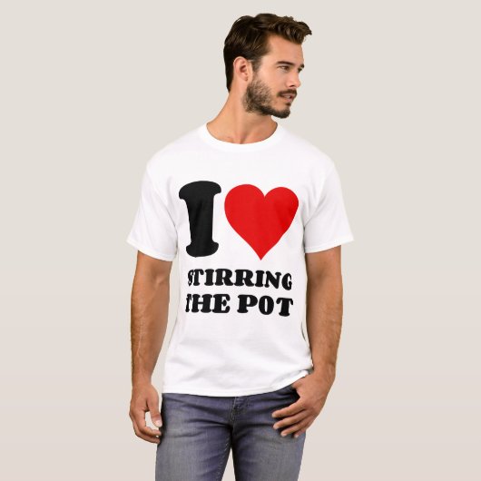 T-SHIRT J'ADORE FAIRE PASSER LE POT (Devant entier)