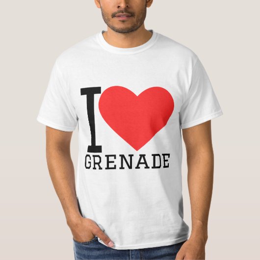 T-shirt J'adore grenade (Devant)