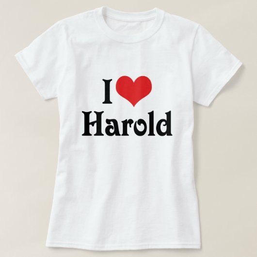 T-shirt J'adore Harold (Design devant)