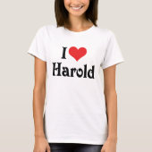 T-shirt J'adore Harold (Devant)