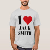 T-shirt J'adore Jack Smith (Devant)